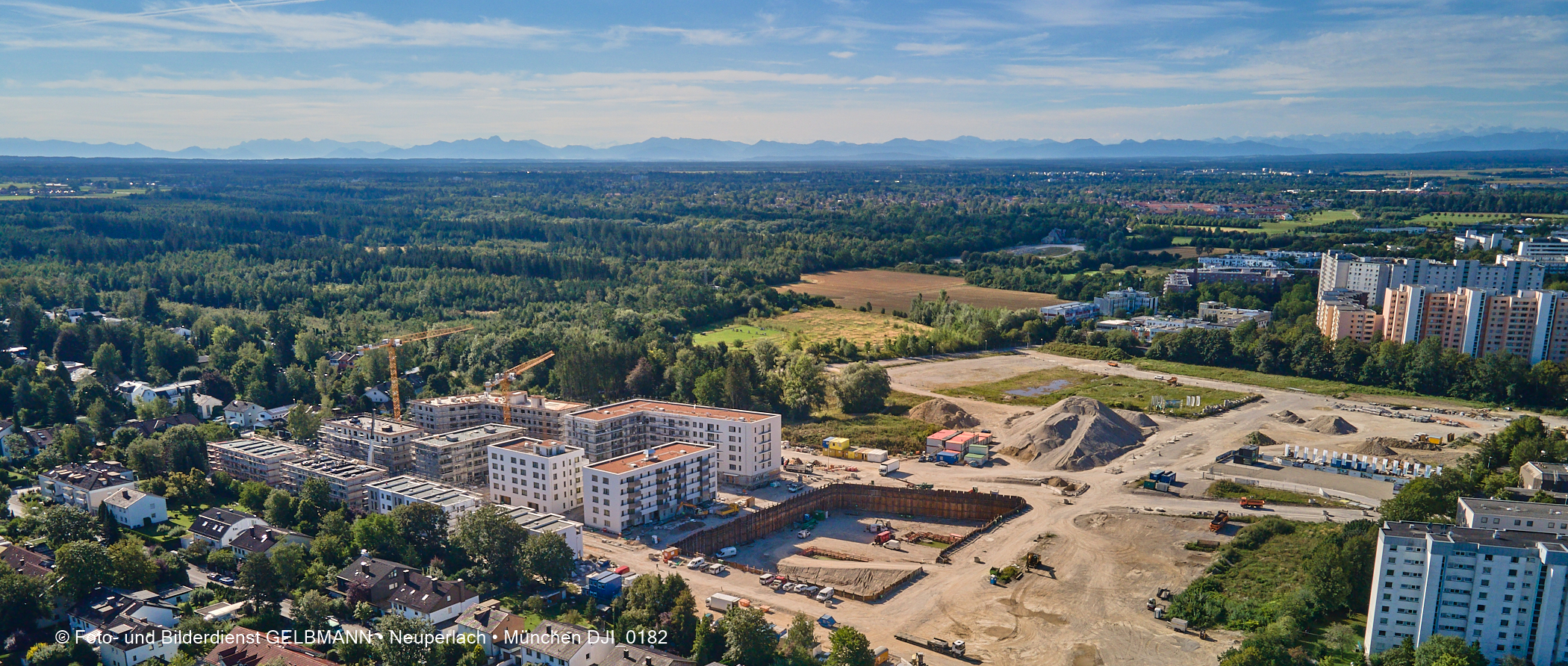 Baustelle Alexisquartier und Pandion Verde in Neuperlach Baustelle Alexisquartier und Pandion Verde in Neuperlach