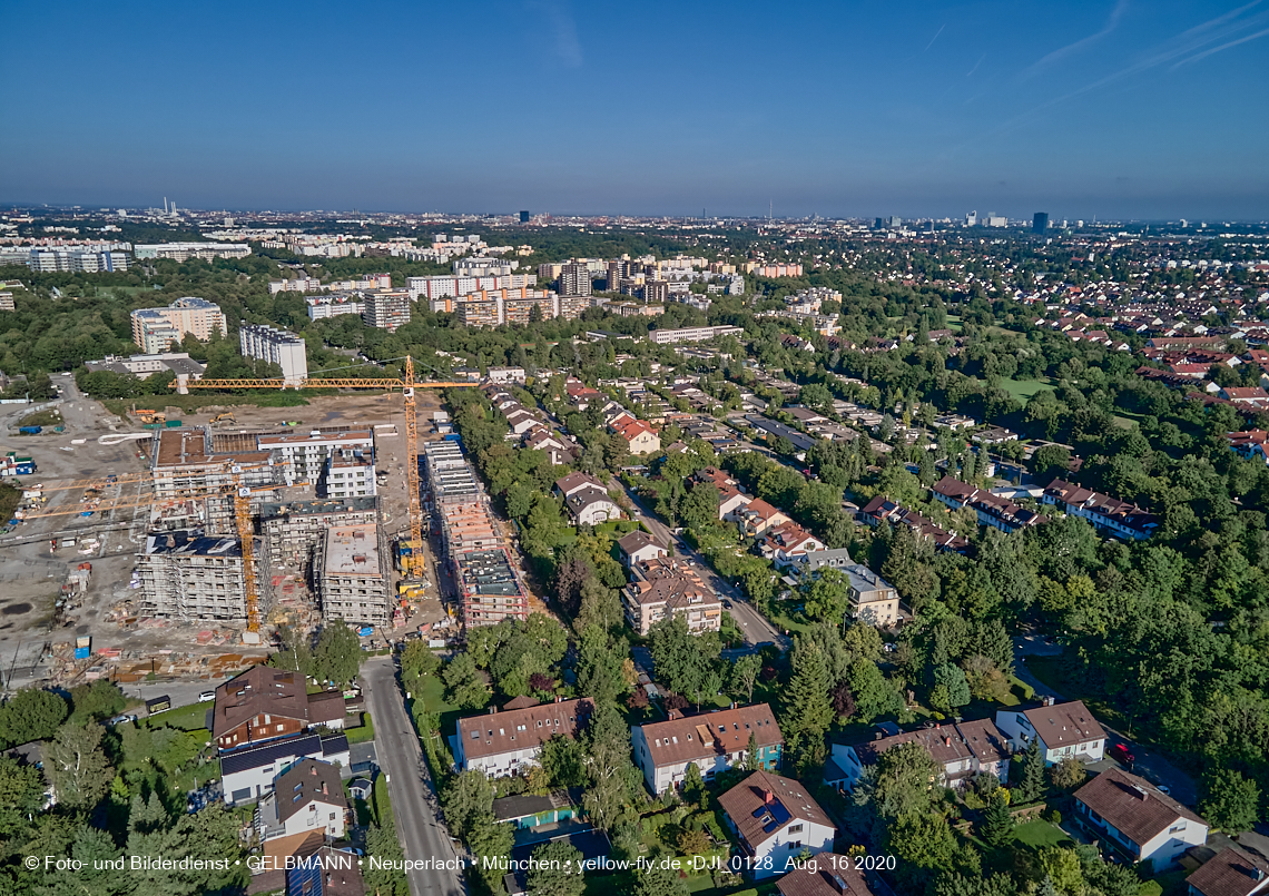 16.08.2020 - Baustelle Alexisquartier in Neuperlach