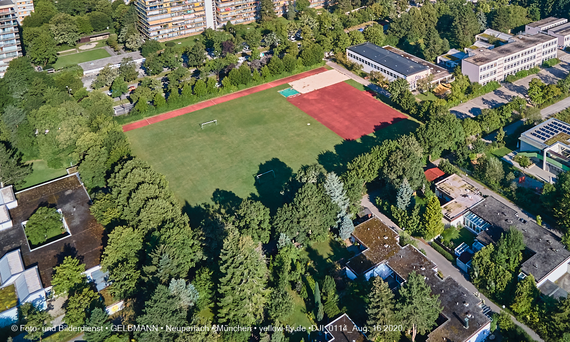 16.08.2020 - Baustelle zur Grundschule am Karl-Marx-Ring 52-62 in Neuperlach