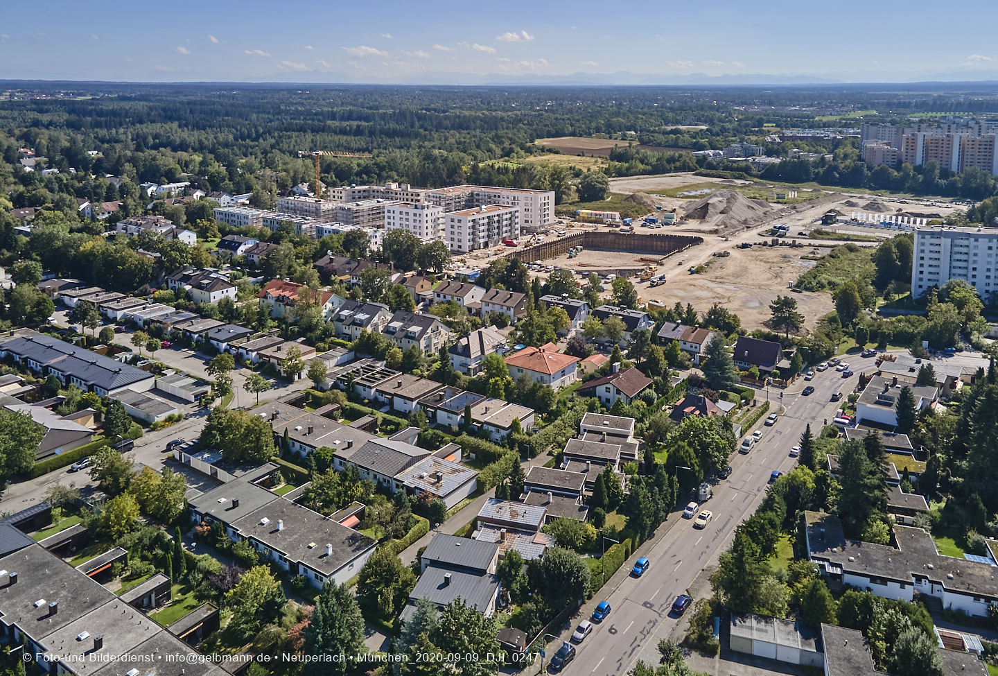 09.09.2020 - Baustelle Alexisqaurtier in Neuperlach 09.09.2020 - Baustelle Alexisqaurtier in Neuperlach