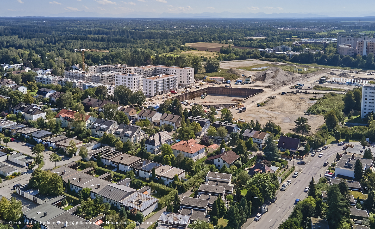 09.09.2020 - Baustelle Alexisqaurtier in Neuperlach 09.09.2020 - Baustelle Alexisqaurtier in Neuperlach
