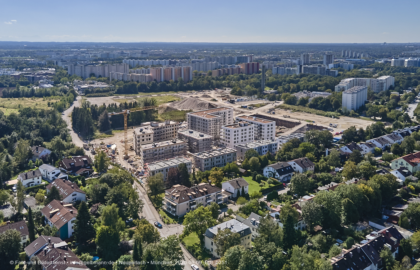 09.09.2020 - Baustelle Alexisqaurtier in Neuperlach 09.09.2020 - Baustelle Alexisqaurtier in Neuperlach