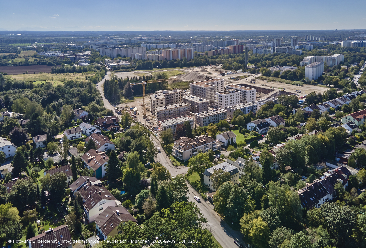 09.09.2020 - Baustelle Alexisqaurtier in Neuperlach 09.09.2020 - Baustelle Alexisqaurtier in Neuperlach