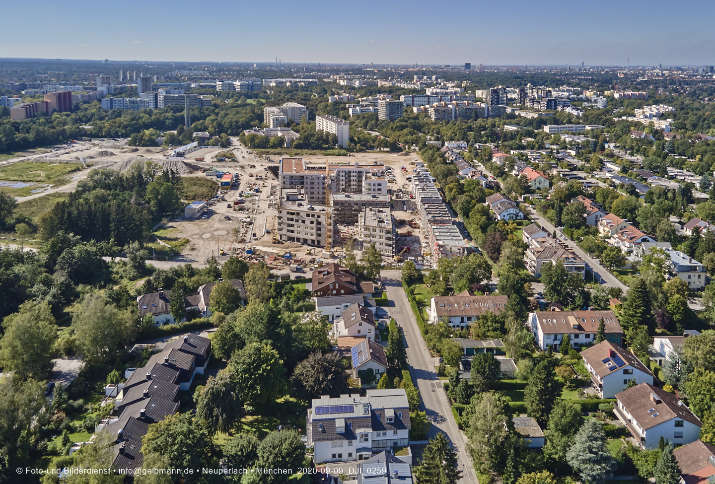 09.09.2020 - Baustelle Alexisqaurtier in Neuperlach 09.09.2020 - Baustelle Alexisqaurtier in Neuperlach