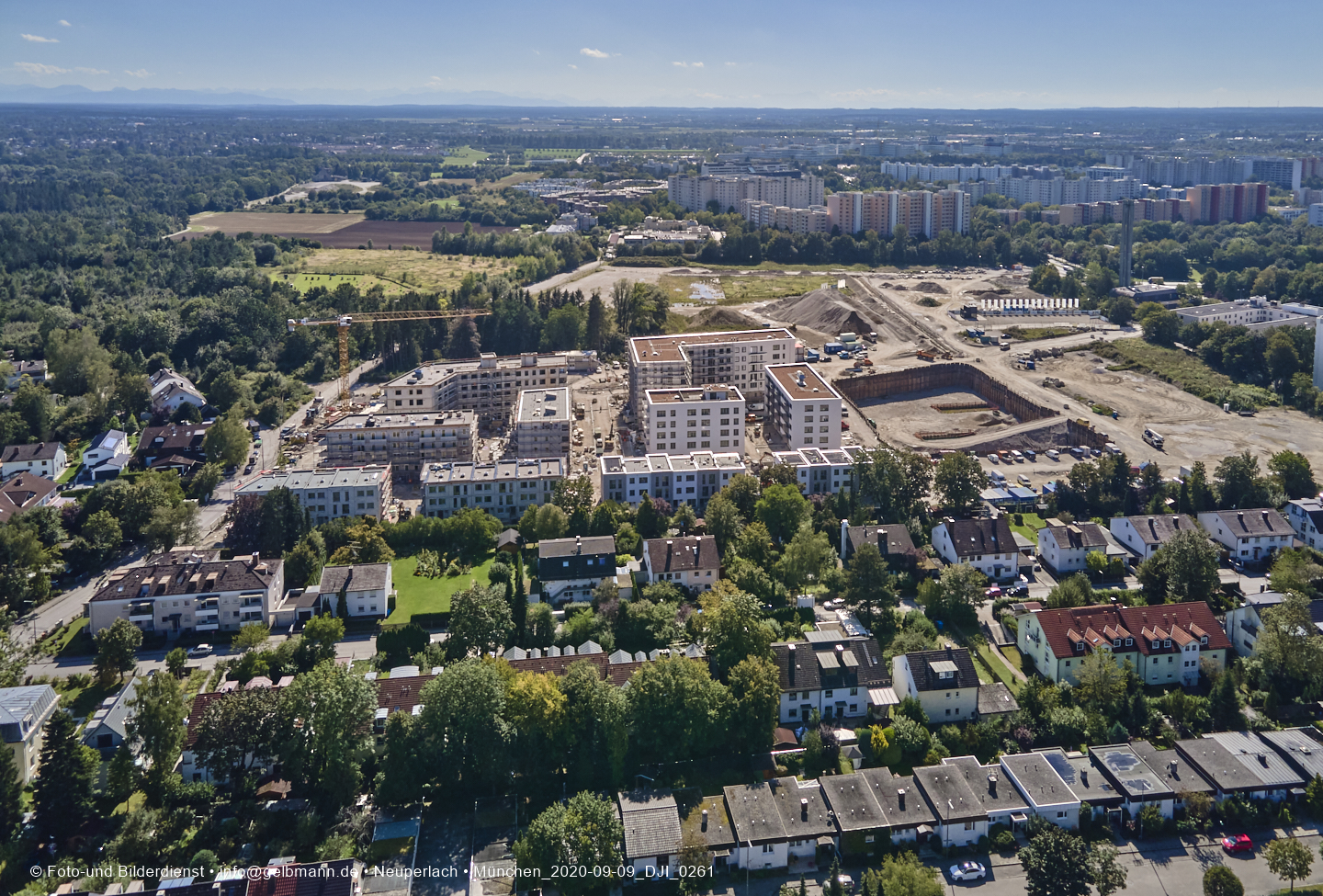 09.09.2020 - Baustelle Alexisqaurtier in Neuperlach 09.09.2020 - Baustelle Alexisqaurtier in Neuperlach