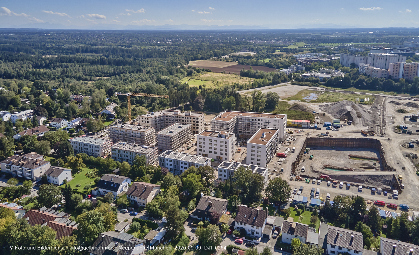 09.09.2020 - Baustelle Alexisqaurtier in Neuperlach 09.09.2020 - Baustelle Alexisqaurtier in Neuperlach