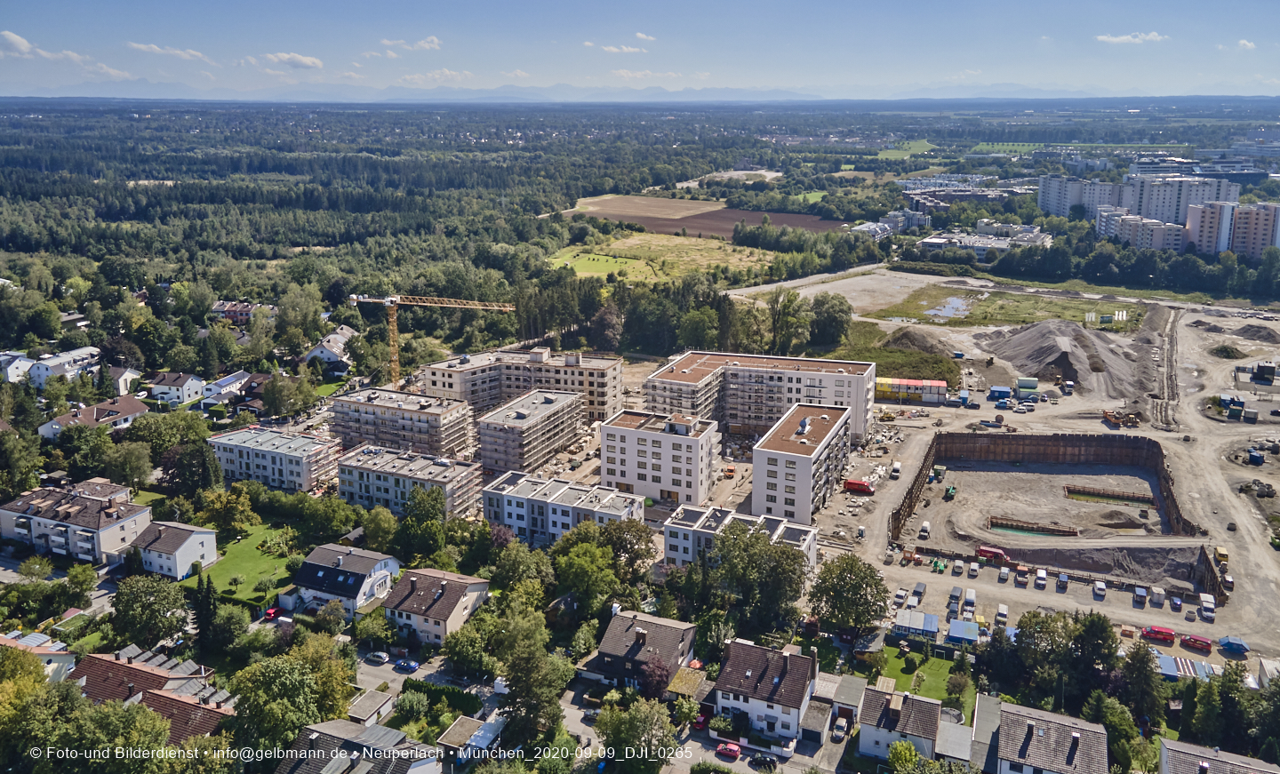 09.09.2020 - Baustelle Alexisqaurtier in Neuperlach 09.09.2020 - Baustelle Alexisqaurtier in Neuperlach