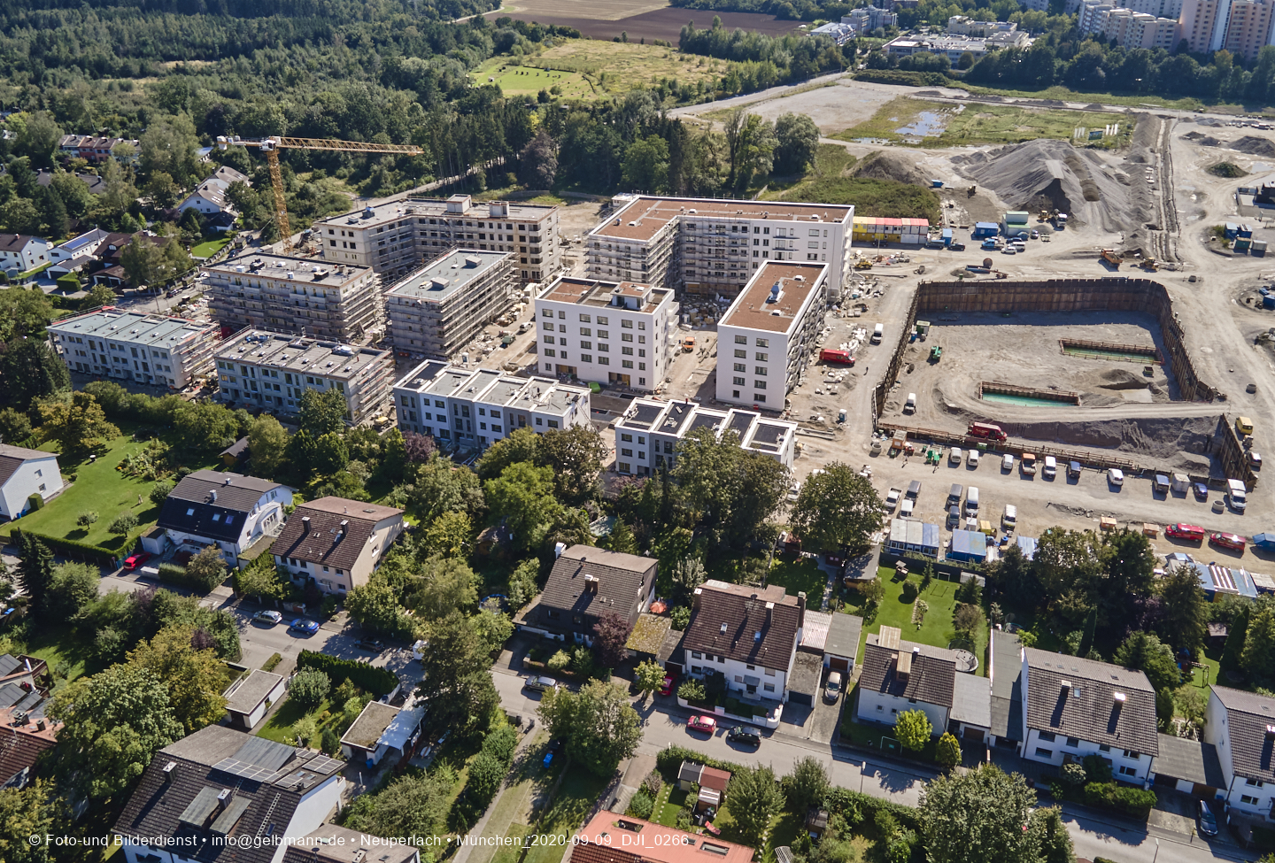 09.09.2020 - Baustelle Alexisqaurtier in Neuperlach 09.09.2020 - Baustelle Alexisqaurtier in Neuperlach