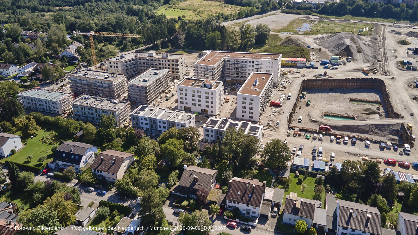 09.09.2020 - Baustelle Alexisqaurtier in Neuperlach 09.09.2020 - Baustelle Alexisqaurtier in Neuperlach