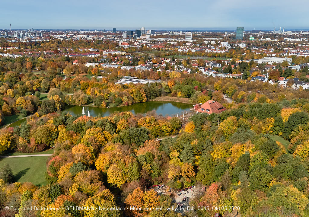25.10.2020 - Der Ostpark in Neuperlach im Herbst 2020