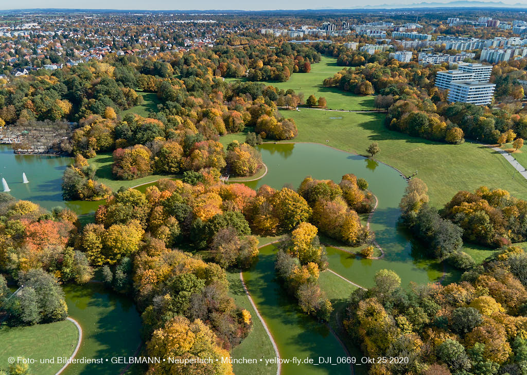 25.10.2020 - Der Ostpark in Neuperlach im Herbst 2020
