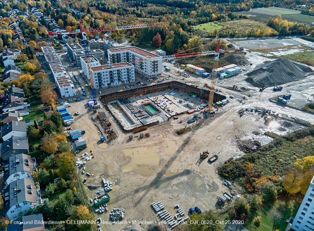 15.10.2020 - Baustelle Alexisquartier in Neuperlach 15.10.2020 - Baustelle Alexisquartier in Neuperlach