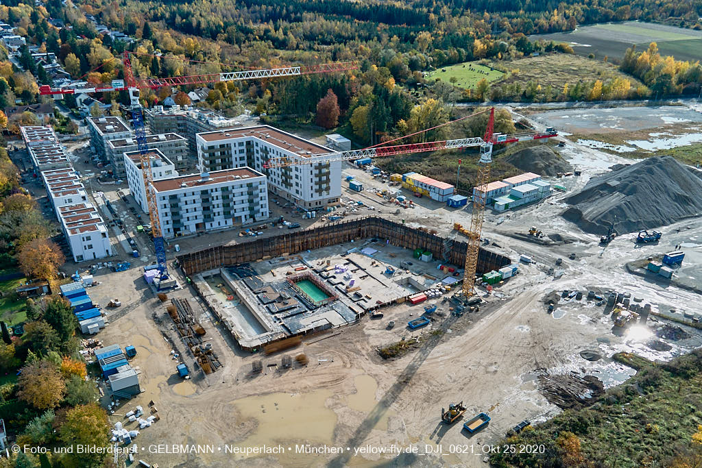 15.10.2020 - Baustelle Alexisquartier in Neuperlach 15.10.2020 - Baustelle Alexisquartier in Neuperlach
