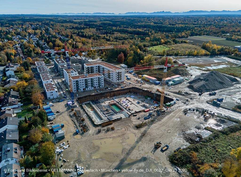 15.10.2020 - Baustelle Alexisquartier in Neuperlach 15.10.2020 - Baustelle Alexisquartier in Neuperlach