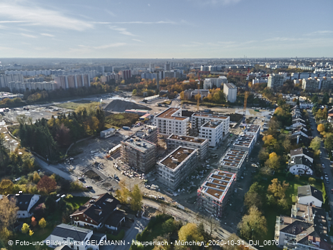 31.10.2020 - DEMOS-Baustelle und BayernHeim-Baustelle Alexiqauartier in Neuperlach 31.10.2020 - DEMOS-Baustelle und BayernHeim-Baustelle Alexiqauartier in Neuperlach