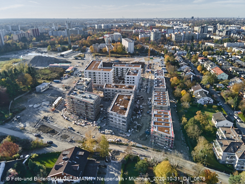 31.10.2020 - DEMOS-Baustelle und BayernHeim-Baustelle Alexiqauartier in Neuperlach 31.10.2020 - DEMOS-Baustelle und BayernHeim-Baustelle Alexiqauartier in Neuperlach
