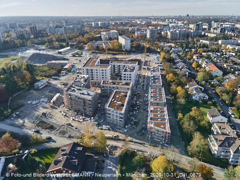 31.10.2020 - DEMOS-Baustelle und BayernHeim-Baustelle Alexiqauartier in Neuperlach 31.10.2020 - DEMOS-Baustelle und BayernHeim-Baustelle Alexiqauartier in Neuperlach