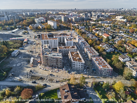 31.10.2020 - DEMOS-Baustelle und BayernHeim-Baustelle Alexiqauartier in Neuperlach 31.10.2020 - DEMOS-Baustelle und BayernHeim-Baustelle Alexiqauartier in Neuperlach