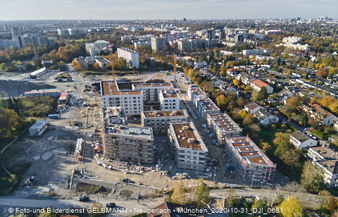 31.10.2020 - DEMOS-Baustelle und BayernHeim-Baustelle Alexiqauartier in Neuperlach 31.10.2020 - DEMOS-Baustelle und BayernHeim-Baustelle Alexiqauartier in Neuperlach