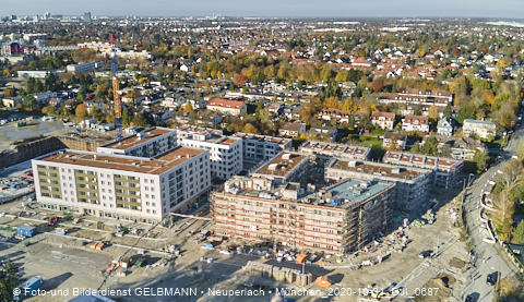 31.10.2020 - DEMOS-Baustelle und BayernHeim-Baustelle Alexiqauartier in Neuperlach 31.10.2020 - DEMOS-Baustelle und BayernHeim-Baustelle Alexiqauartier in Neuperlach