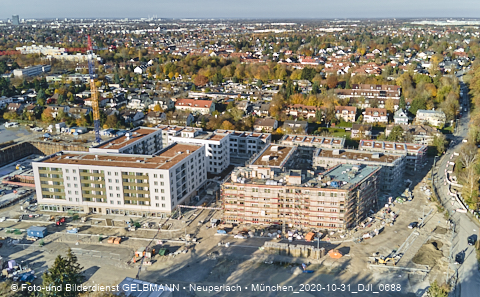 31.10.2020 - DEMOS-Baustelle und BayernHeim-Baustelle Alexiqauartier in Neuperlach 31.10.2020 - DEMOS-Baustelle und BayernHeim-Baustelle Alexiqauartier in Neuperlach