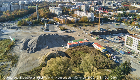 31.10.2020 - DEMOS-Baustelle und BayernHeim-Baustelle Alexiqauartier in Neuperlach 31.10.2020 - DEMOS-Baustelle und BayernHeim-Baustelle Alexiqauartier in Neuperlach