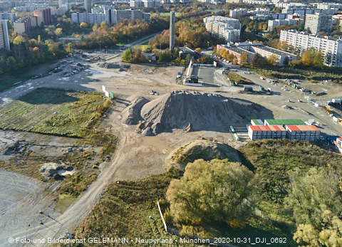 31.10.2020 - DEMOS-Baustelle und BayernHeim-Baustelle Alexiqauartier in Neuperlach 31.10.2020 - DEMOS-Baustelle und BayernHeim-Baustelle Alexiqauartier in Neuperlach