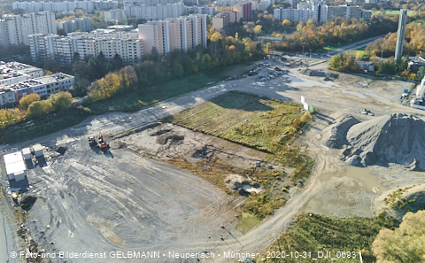 31.10.2020 - DEMOS-Baustelle und BayernHeim-Baustelle Alexiqauartier in Neuperlach 31.10.2020 - DEMOS-Baustelle und BayernHeim-Baustelle Alexiqauartier in Neuperlach