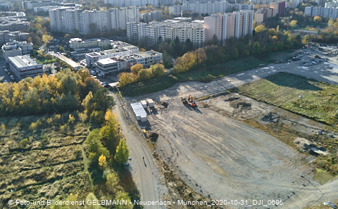 31.10.2020 - DEMOS-Baustelle und BayernHeim-Baustelle Alexiqauartier in Neuperlach 31.10.2020 - DEMOS-Baustelle und BayernHeim-Baustelle Alexiqauartier in Neuperlach