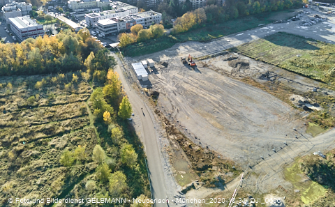 31.10.2020 - DEMOS-Baustelle und BayernHeim-Baustelle Alexiqauartier in Neuperlach 31.10.2020 - DEMOS-Baustelle und BayernHeim-Baustelle Alexiqauartier in Neuperlach