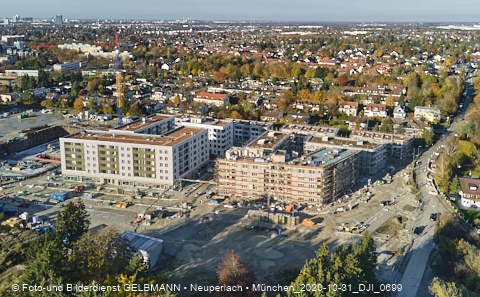 31.10.2020 - DEMOS-Baustelle und BayernHeim-Baustelle Alexiqauartier in Neuperlach 31.10.2020 - DEMOS-Baustelle und BayernHeim-Baustelle Alexiqauartier in Neuperlach
