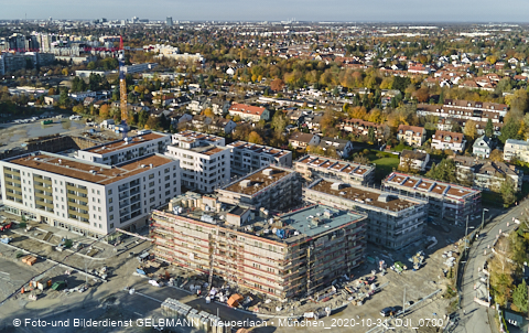 31.10.2020 - DEMOS-Baustelle und BayernHeim-Baustelle Alexiqauartier in Neuperlach 31.10.2020 - DEMOS-Baustelle und BayernHeim-Baustelle Alexiqauartier in Neuperlach