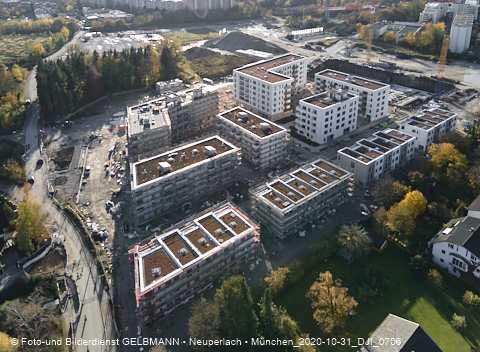 31.10.2020 - DEMOS-Baustelle und BayernHeim-Baustelle Alexiqauartier in Neuperlach 31.10.2020 - DEMOS-Baustelle und BayernHeim-Baustelle Alexiqauartier in Neuperlach