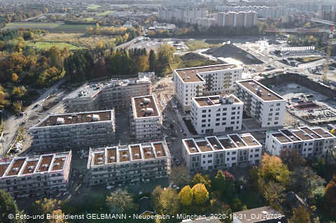 31.10.2020 - DEMOS-Baustelle und BayernHeim-Baustelle Alexiqauartier in Neuperlach 31.10.2020 - DEMOS-Baustelle und BayernHeim-Baustelle Alexiqauartier in Neuperlach