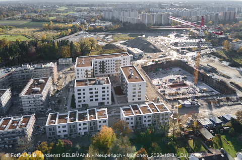 31.10.2020 - DEMOS-Baustelle und BayernHeim-Baustelle Alexiqauartier in Neuperlach 31.10.2020 - DEMOS-Baustelle und BayernHeim-Baustelle Alexiqauartier in Neuperlach