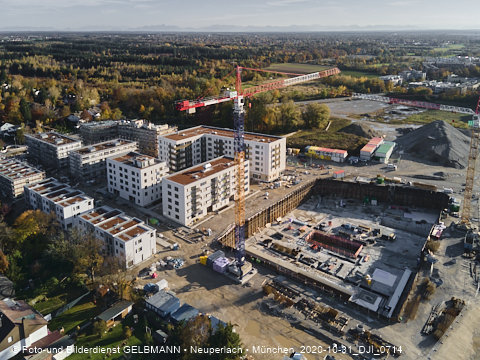 31.10.2020 - DEMOS-Baustelle und BayernHeim-Baustelle Alexiqauartier in Neuperlach 31.10.2020 - DEMOS-Baustelle und BayernHeim-Baustelle Alexiqauartier in Neuperlach
