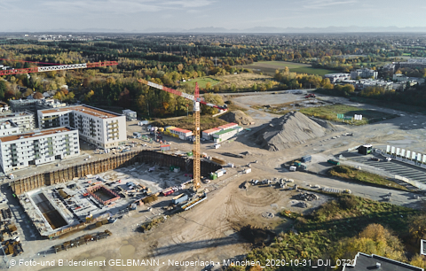 31.10.2020 - DEMOS-Baustelle und BayernHeim-Baustelle Alexiqauartier in Neuperlach 31.10.2020 - DEMOS-Baustelle und BayernHeim-Baustelle Alexiqauartier in Neuperlach