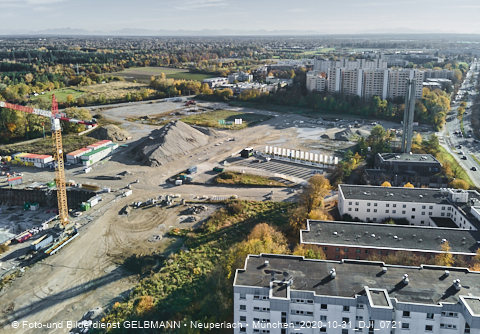 31.10.2020 - DEMOS-Baustelle und BayernHeim-Baustelle Alexiqauartier in Neuperlach 31.10.2020 - DEMOS-Baustelle und BayernHeim-Baustelle Alexiqauartier in Neuperlach