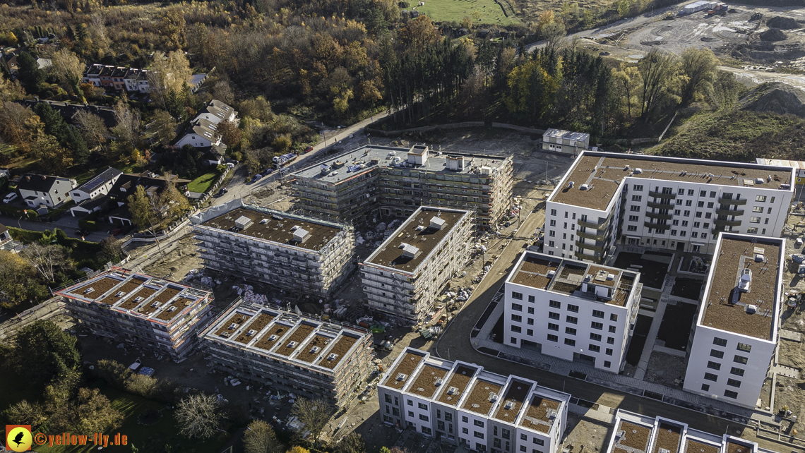 07.11.2020 - Baustelle Alexisqaurtier und Pandion Verde am Karl-Marx-Ring in Neuperlach
