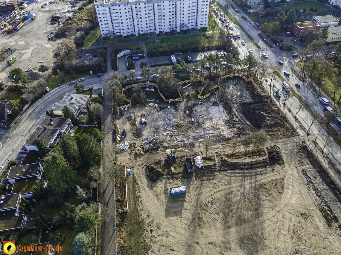 14.12.2020 - Baustelle zur Grundschule am Karl-Marx-Ring in Neuperlach