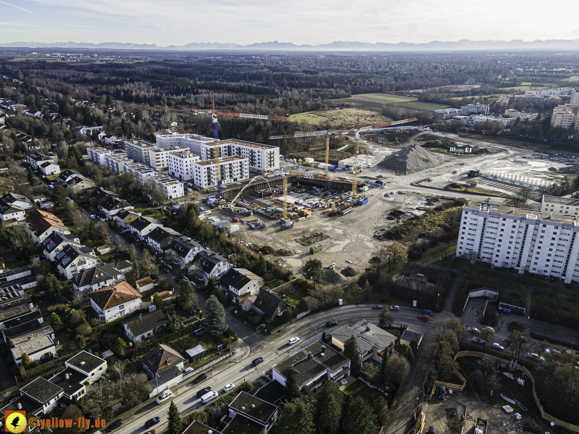 14.12.2020 - Baustelle zur Grundschule am Karl-Marx-Ring in Neuperlach