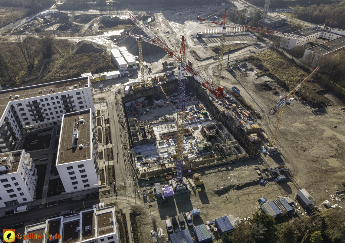 18.12.2020 - Baustelle Alexisquartier in Neuperlach 18.12.2020 - Baustelle Alexisquartier in Neuperlach