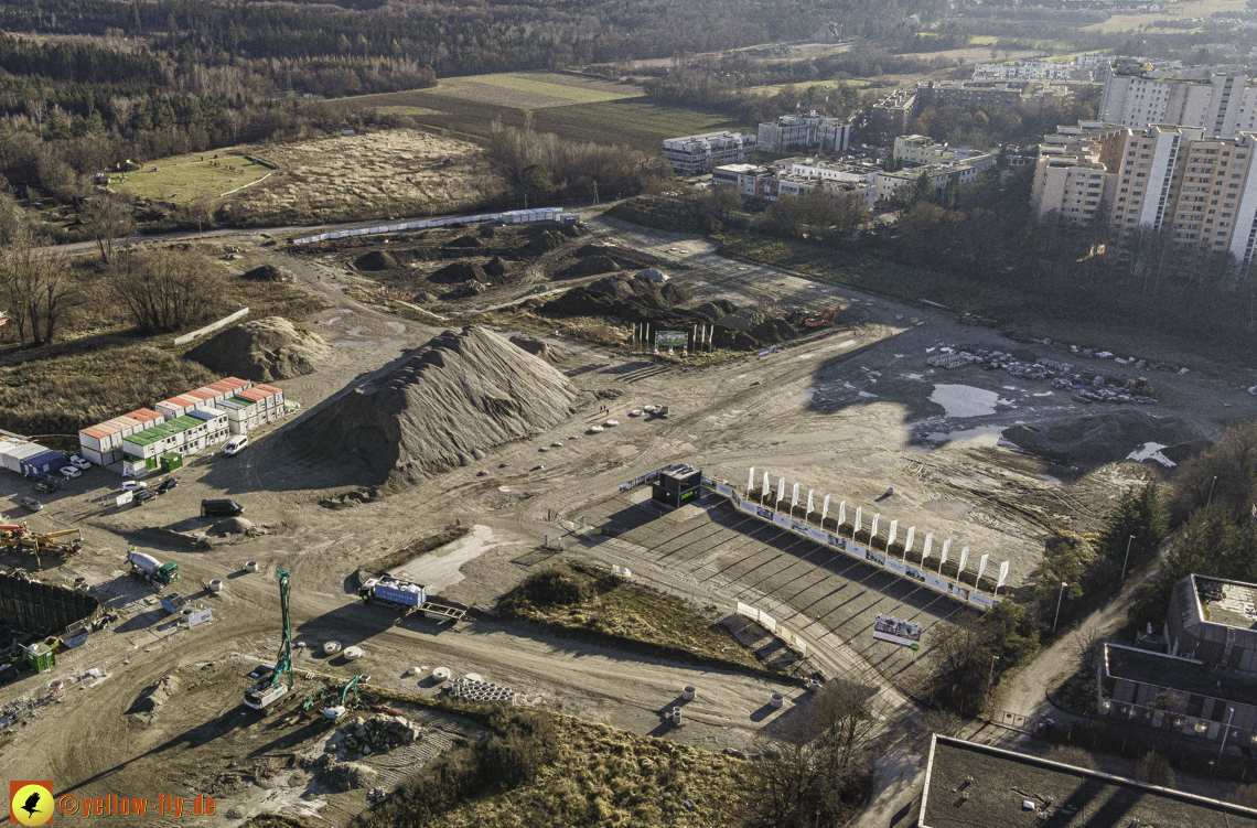 18.12.2020 - Baustelle Alexisquartier in Neuperlach 18.12.2020 - Baustelle Alexisquartier in Neuperlach