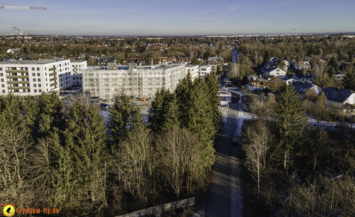 31.12.2020 - Baustelle Alexisquartier und PandionVerde in Neuperlach 31.12.2020 - Baustelle Alexisquartier und PandionVerde in Neuperlach