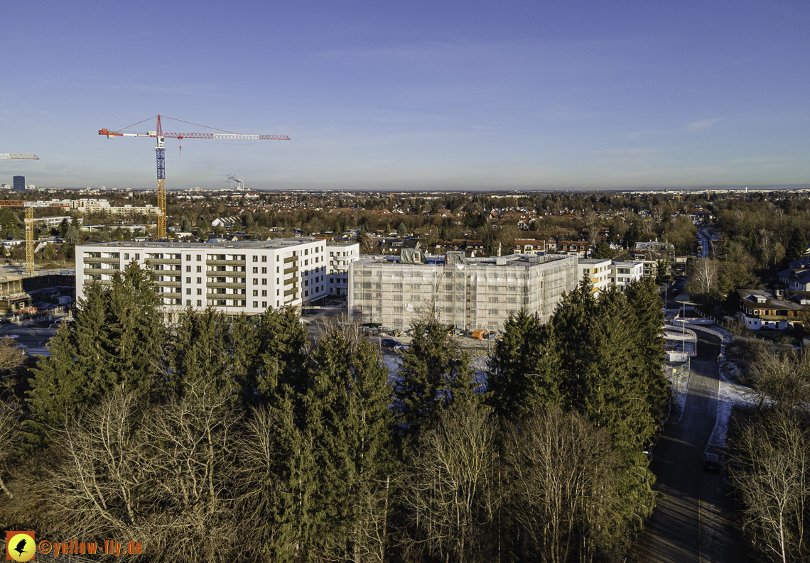 31.12.2020 - Baustelle Alexisquartier und PandionVerde in Neuperlach 31.12.2020 - Baustelle Alexisquartier und PandionVerde in Neuperlach