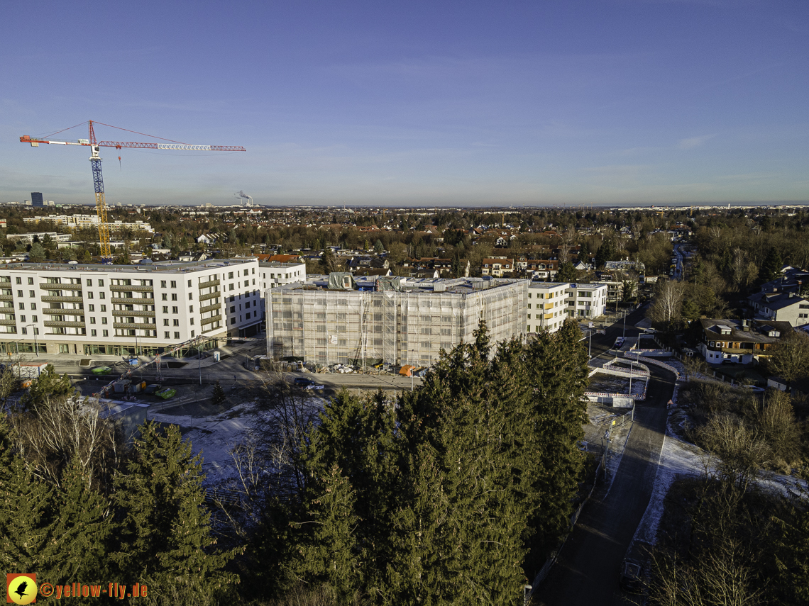31.12.2020 - Baustelle Alexisquartier und PandionVerde in Neuperlach 31.12.2020 - Baustelle Alexisquartier und PandionVerde in Neuperlach