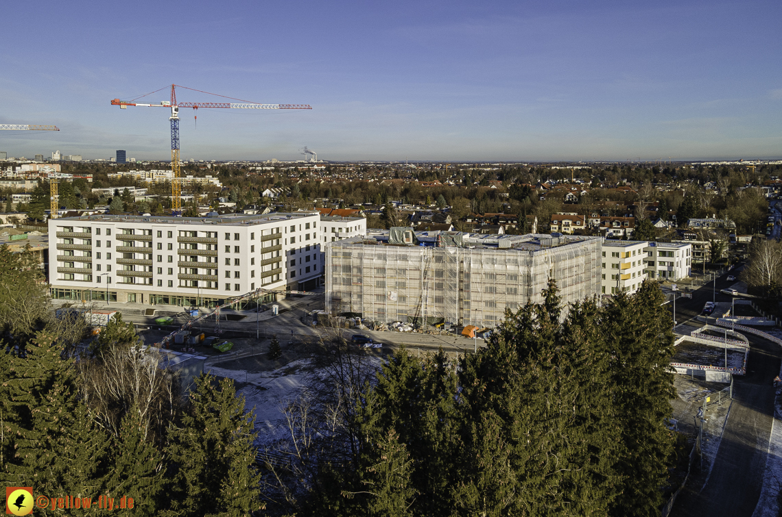 31.12.2020 - Baustelle Alexisquartier und PandionVerde in Neuperlach 31.12.2020 - Baustelle Alexisquartier und PandionVerde in Neuperlach
