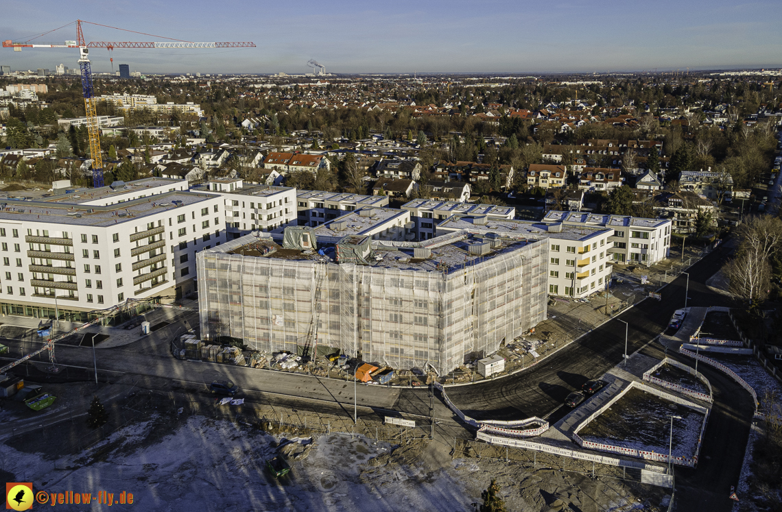 31.12.2020 - Baustelle Alexisquartier und PandionVerde in Neuperlach 31.12.2020 - Baustelle Alexisquartier und PandionVerde in Neuperlach