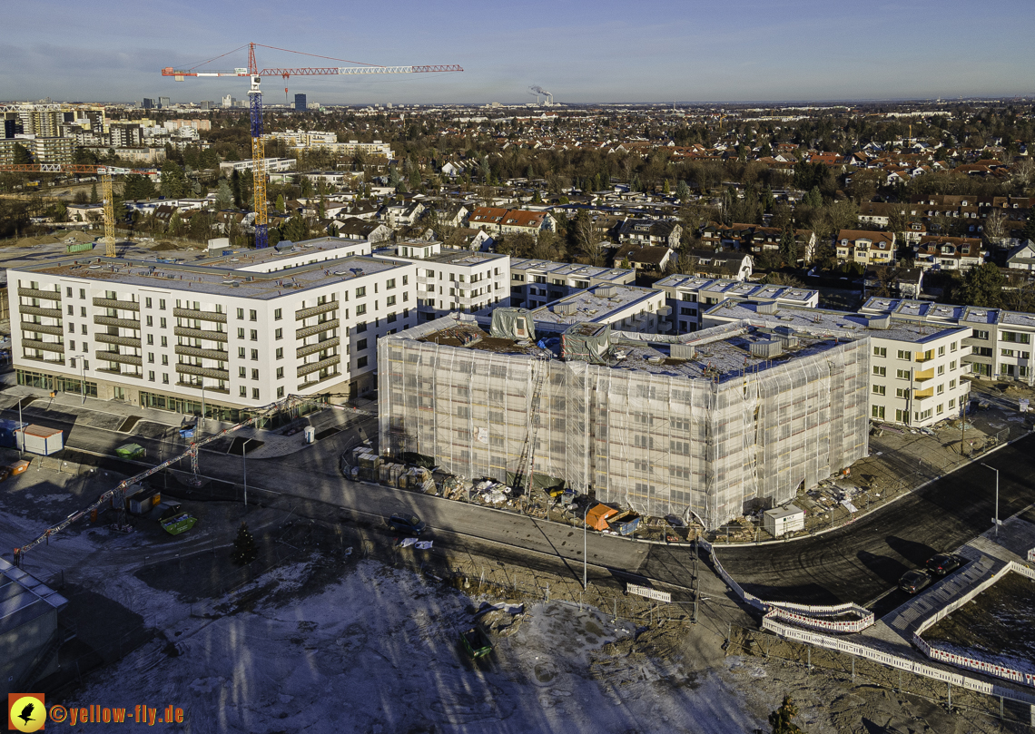 31.12.2020 - Baustelle Alexisquartier und PandionVerde in Neuperlach 31.12.2020 - Baustelle Alexisquartier und PandionVerde in Neuperlach