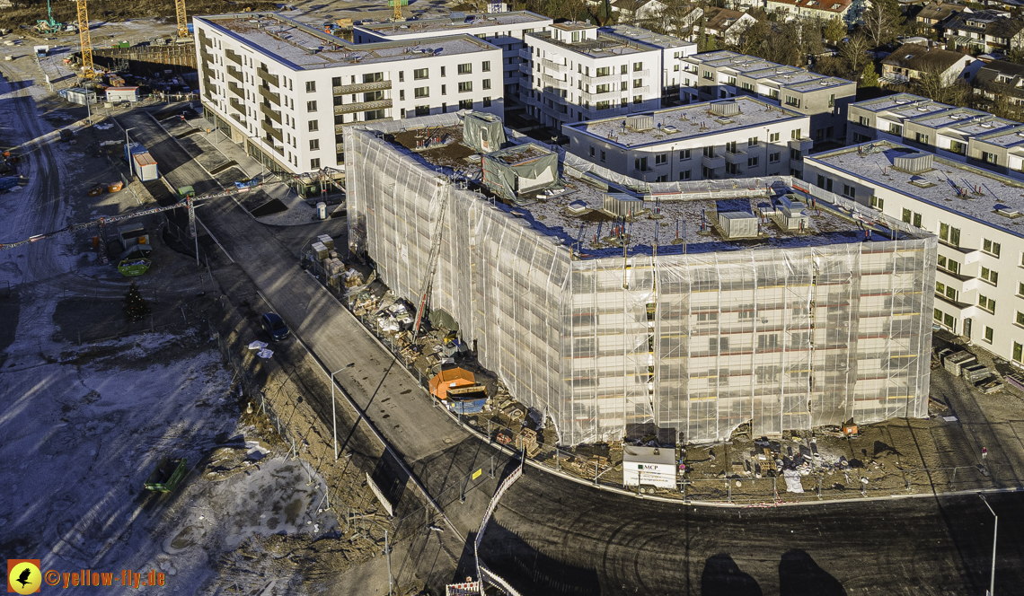 31.12.2020 - Baustelle Alexisquartier und PandionVerde in Neuperlach 31.12.2020 - Baustelle Alexisquartier und PandionVerde in Neuperlach
